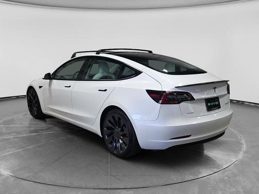 Pearl White Multi-Coat 2021 Tesla Model 3 Performance