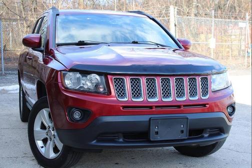 Deep Cherry Red Crystal Pearl Coat 2014 Jeep Compass Latitude