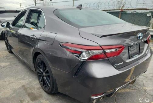 Gray 2022 Toyota Camry Hybrid XSE