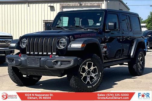 Black Clearcoat 2020 Jeep Wrangler Unlimited Rubicon