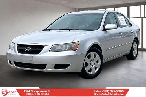 Silver 2008 Hyundai SONATA GLS