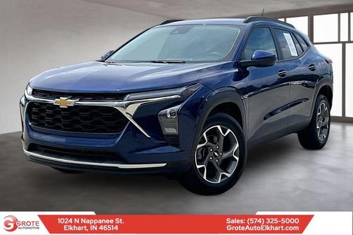 Blue Glow Metallic 2024 Chevrolet Trax LT