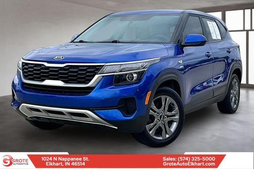 Neptune Blue 2021 Kia Seltos LX