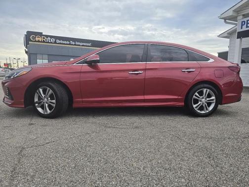 Scarlet Red 2018 Hyundai SONATA SEL
