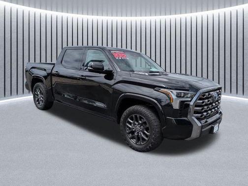 Midnight Black Metallic 2022 Toyota Tundra Hybrid Platinum