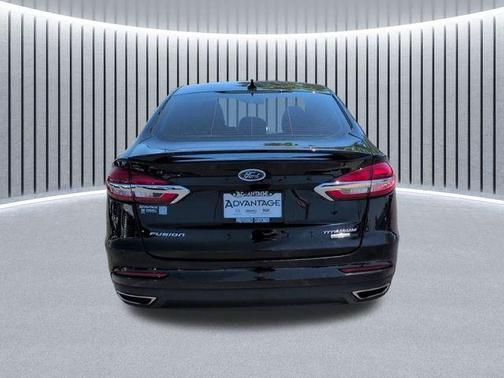 Black 2019 Ford Fusion Titanium