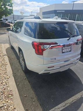 White Frost Tri-Coat 2023 GMC Acadia Denali