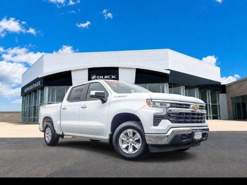 Summit White 2025 Chevrolet Silverado 1500 LT