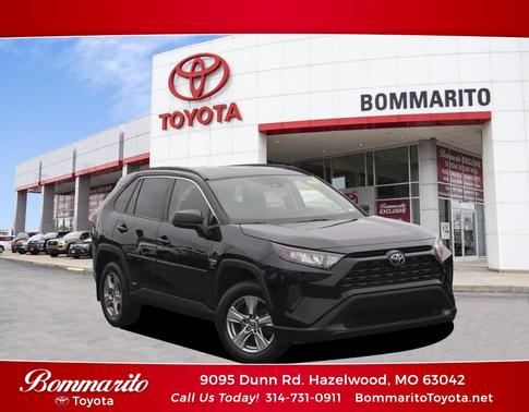 Midnight Black Metallic 2022 Toyota RAV4 Hybrid LE
