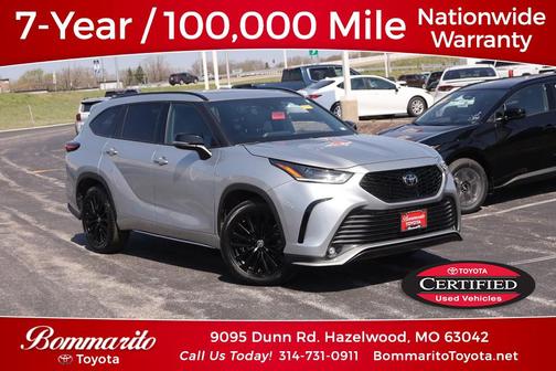 Celestial Silver Metallic 2024 Toyota Highlander XSE