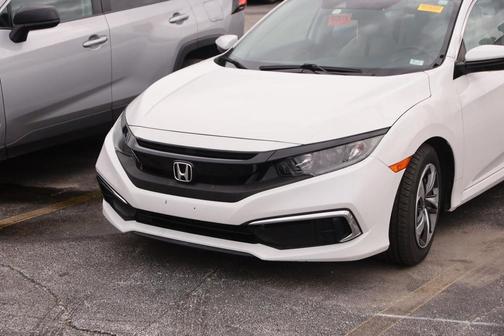 White Orchid Pearl 2019 Honda Civic LX