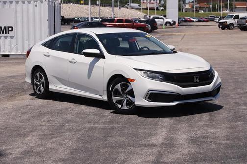 White Orchid Pearl 2019 Honda Civic LX