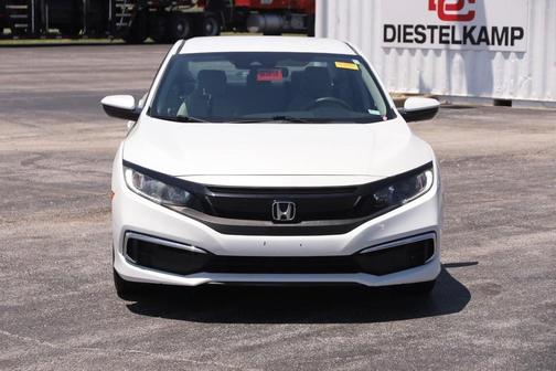 White Orchid Pearl 2019 Honda Civic LX