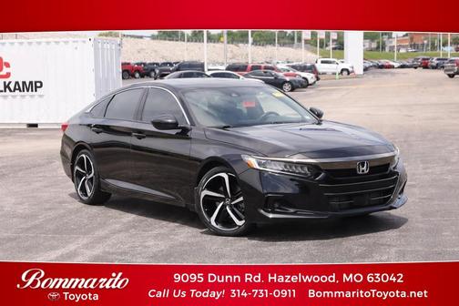 Crystal Black Pearl 2021 Honda Accord Sport 2.0T