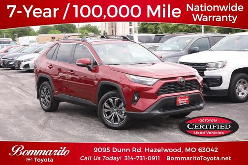 Ruby Flare Pearl 2025 Toyota RAV4 Hybrid XLE Premium