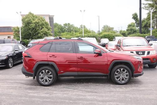 Ruby Flare Pearl 2025 Toyota RAV4 Hybrid XLE Premium