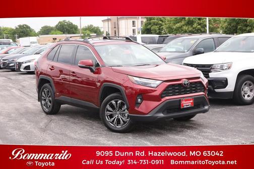 Ruby Flare Pearl 2025 Toyota RAV4 Hybrid XLE Premium