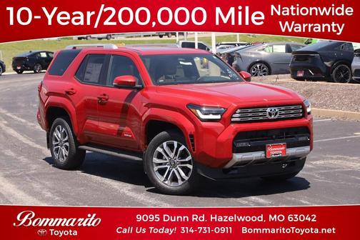Supersonic Red 2026 Toyota 4Runner Limited
