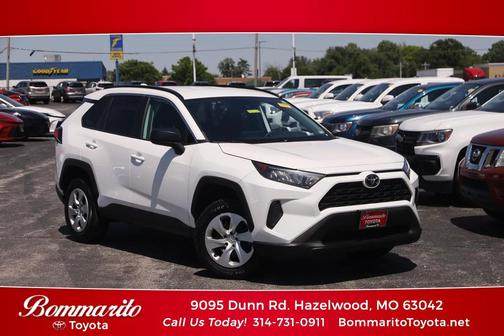 Super White 2021 Toyota RAV4 LE