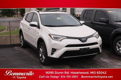 Blizzard Pearl 2017 Toyota RAV4 Hybrid Limited