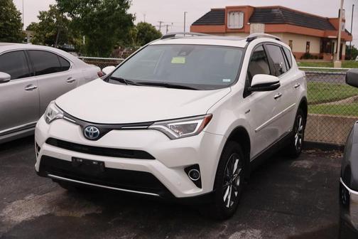 Blizzard Pearl 2017 Toyota RAV4 Hybrid Limited