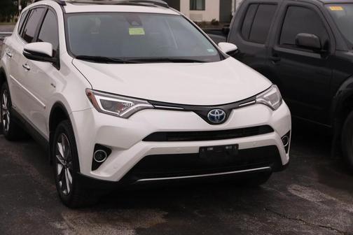 Blizzard Pearl 2017 Toyota RAV4 Hybrid Limited
