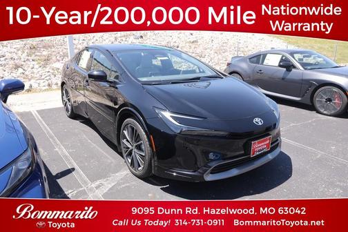 Midnight Black Metallic 2026 Toyota Prius XLE