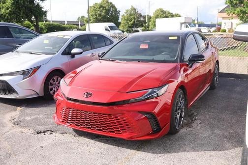 Midnight Black Metallic 2025 Toyota Camry XSE