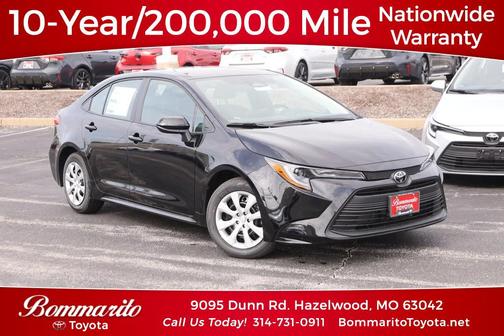 Midnight Black Metallic 2026 Toyota Corolla LE