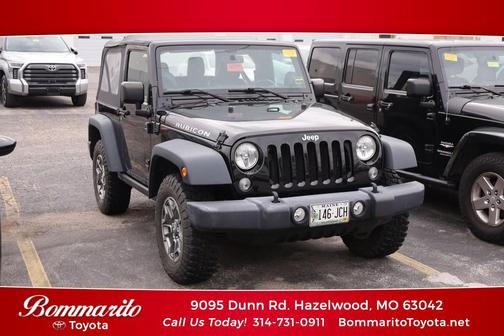 Black Clearcoat 2016 Jeep Wrangler Rubicon