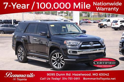 Midnight Black Metallic 2022 Toyota 4Runner Limited