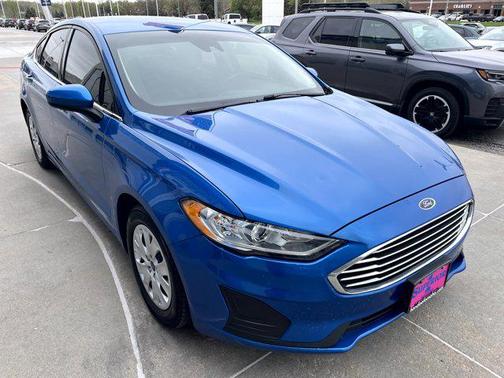 Blue Metallic 2019 Ford Fusion S