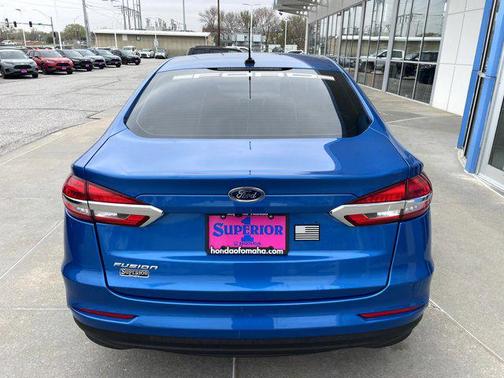 Blue Metallic 2019 Ford Fusion S