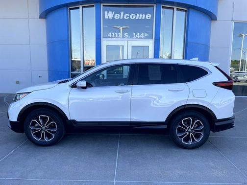 Platinum White Pearl 2021 Honda CR-V AWD EX-L