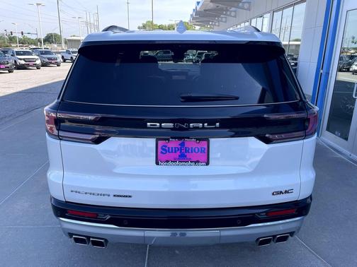 White Frost Tricoat 2024 GMC Acadia Denali