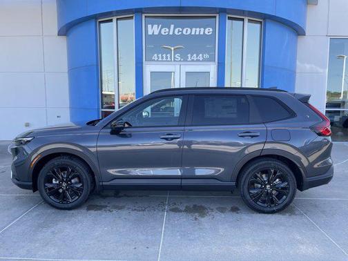 Meteorite Gray Metallic 2026 Honda CR-V Hybrid Sport Touring AWD