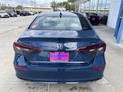 Blue Lagoon Pearl 2026 Honda Civic Hybrid Sport Touring