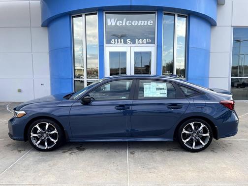 Blue Lagoon Pearl 2026 Honda Civic Hybrid Sport Touring