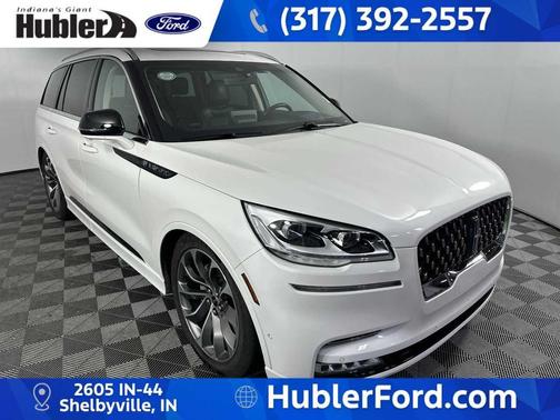 PRISTINE WHITE MET 3C 2022 Lincoln Aviator Grand Touring AWD