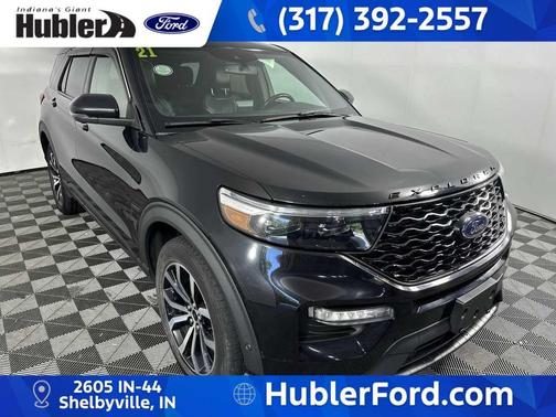 AGATE BLACK METALLIC 2021 Ford Explorer ST