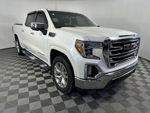 White Frost Tricoat 2019 GMC Sierra 1500 SLT