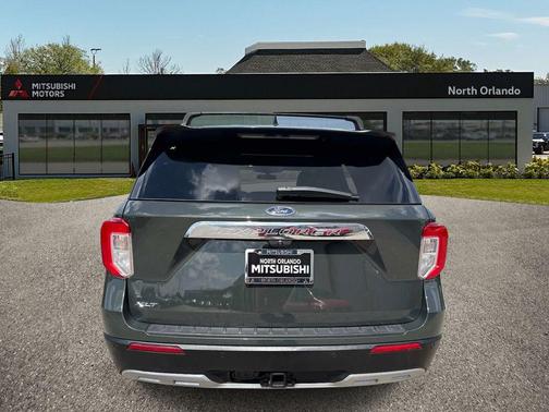 Forged Green Metallic 2021 Ford Explorer XLT