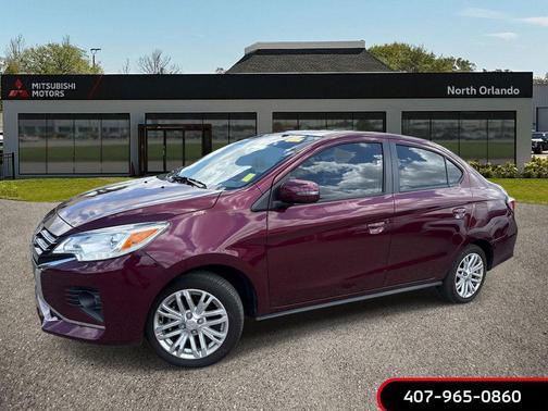Wine Red Metallic 2024 Mitsubishi Mirage G4 SE