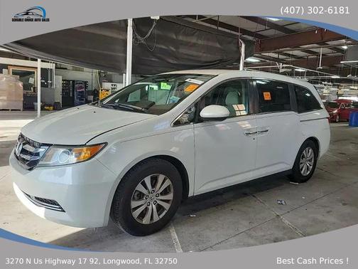 White Diamond Pearl 2014 Honda Odyssey EX