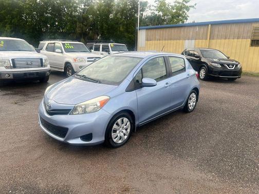 Blue 2013 Toyota Yaris LE