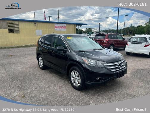 Crystal Black Pearl 2013 Honda CR-V EX-L