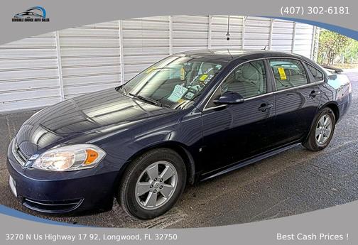 Blue 2009 Chevrolet Impala LT