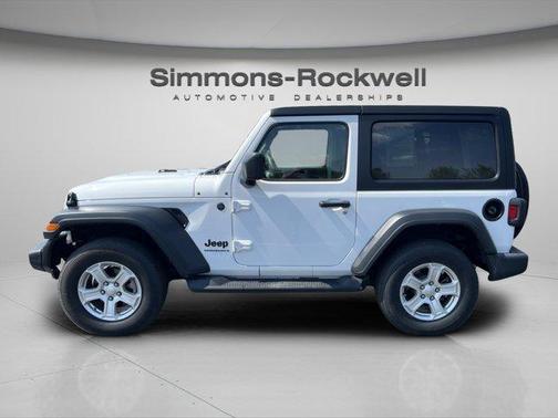 Bright White Clearcoat 2023 Jeep Wrangler Sport