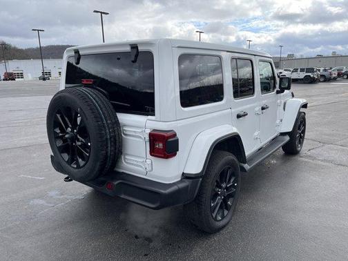Bright White Clearcoat 2025 Jeep Wrangler 4xe Sahara