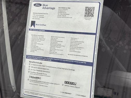 2023 Nissan Altima 2.5 SV